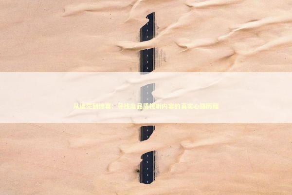 从迷茫到惊喜：寻找高品质视听内容的真实心路历程 影视小说